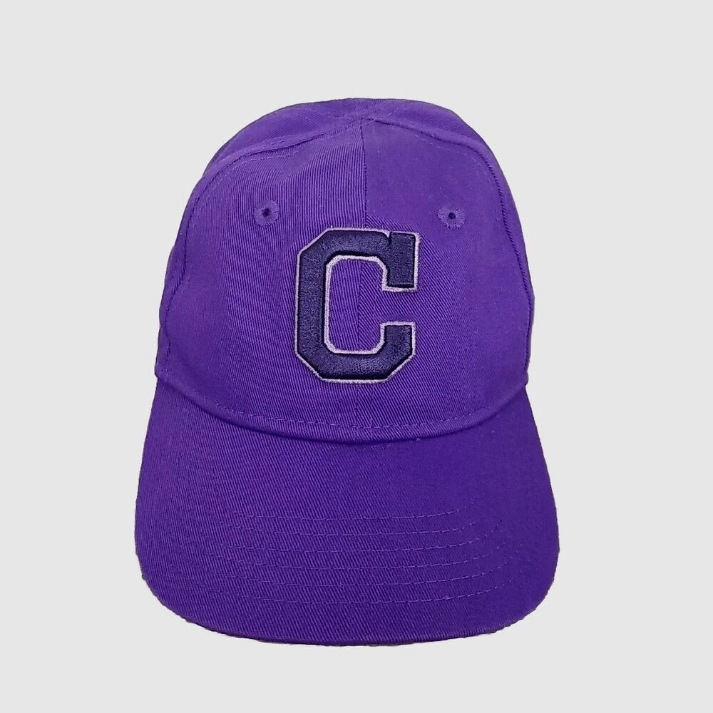 Toddler New Era 9Twenty Cleveland Indians Purple Hat Strapback